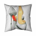 Fondo 20 x 20 in. High Heel Ready to Wear-Double Sided Print Indoor Pillow FO2774037